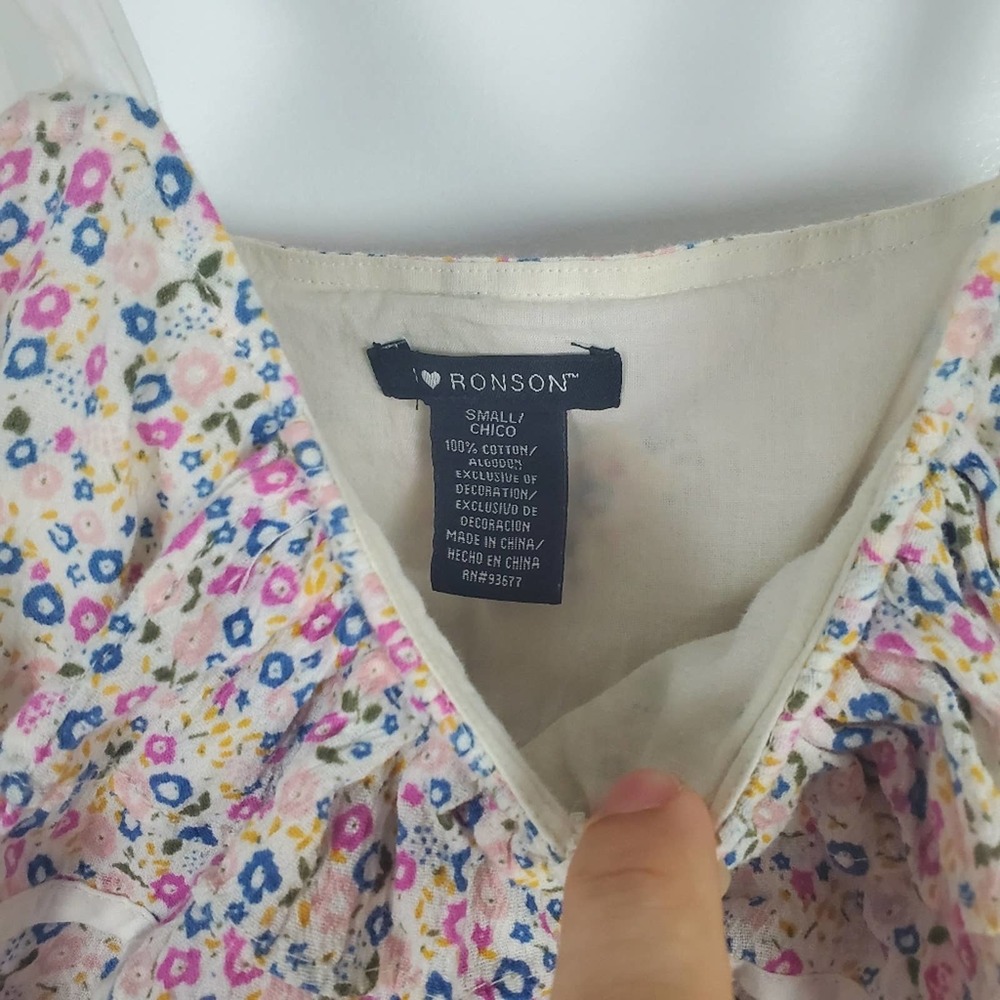 I heart Ronson floral slouchy tank dress - Picture 4 of 6